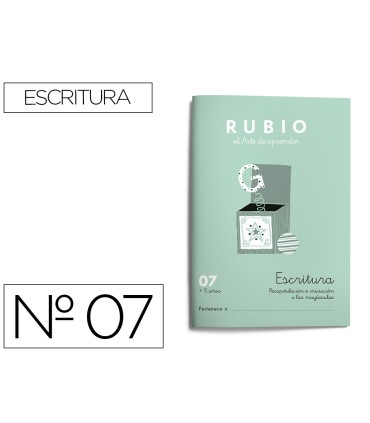 Cuaderno rubio caligrafia nº 07